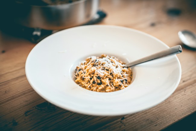 Risoto de cogumelos