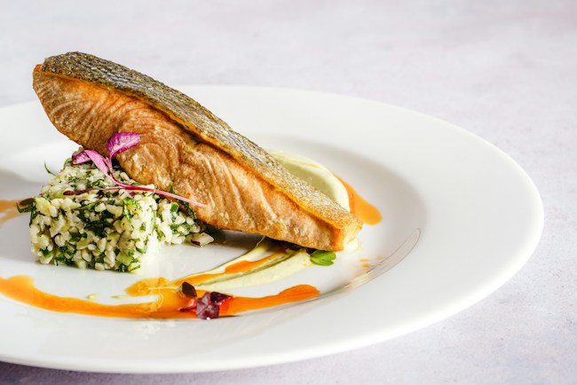 Salmão grelhado